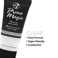 W7 Prime Magic Face Primer - Clear Makeup Base Priming Formula For Flawless Skin - Vegan Makeup