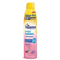 Coppertone Water Babies Spray Lotion 50 Spf 95 Oz