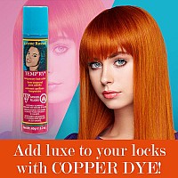 Jerome Russell Temporary Hair Color Spray Copper Intense Sprayon Temporary Hair Color Fastdrying Nonsticky Travel Size