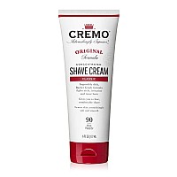 Cremo Barber Grade Original Shave Cream, Astonishingly Superior Ultra-Slick Shaving Cream for Men, Fights Nicks, Cuts and Razor Burn, 6 Fl Oz