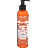 Dr Bronners Lotion Orange Lavender Organic 8 Fl Oz