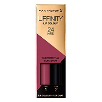 Max Factor Lipfinity for Women, 330 Essential Burgundy, 014 Ounce, Full Size