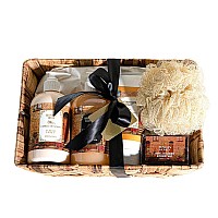 Camille Beckman Essentials Gift Basket Tuscan Honey Glycerine Hand Therapy 6 Oz Silky Body Cream 13 Oz Hand And Shower Clean