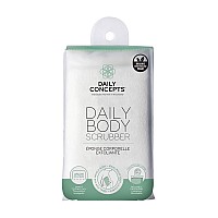 Daily Concepts Daily Body Scrubber Soybased And Organic Cotton For The Whole Body The Bath Sponge Deeply Cleanses The Skin A