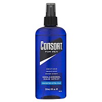 Consort Hair Spray For Men Extra Hold Unscented Nonaerosol 8 Ozpack Of 4