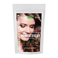 1 Pack Of Medium Brown Henna Hair Beard Colordye 100 Grams Natural Hair Color Plantbased Hair Dye The Henna Guys