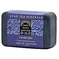 One With Nature Nkd Lavendar Bar Soap (24x4OZ )