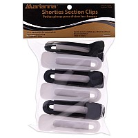 Marianna Section Clips Shorties - 6 Count Pack