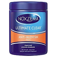 Noxzema Ultclear Antiblemish Pads 90 Count 6 Pack