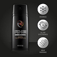 AXE U-BB-1797 Dark Temptation Deodorant Body Spray - 507 oz - Deodorant Spray