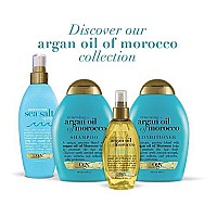 OGX Argan Oil of Morocco Hair-Texturizing And Styling Sea Salt Spray, Curl-Defining Leave-In Mist for Tousled Beach Waves and Textured Hold, Paraben-Free, Sulfate Surfactants-Free, 6 fl oz