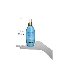 OGX Argan Oil of Morocco Hair-Texturizing And Styling Sea Salt Spray, Curl-Defining Leave-In Mist for Tousled Beach Waves and Textured Hold, Paraben-Free, Sulfate Surfactants-Free, 6 fl oz