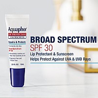 Aquaphor Lip Protectant Plus Sunscreen Spf 30 035 Ounce Pack Of 3