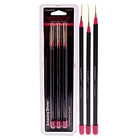 Amazing Shine 3 Piece Nail Art Brush Set for Women