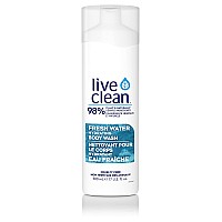 Live clean Body Wash, Hydrating Fresh Water, 17 Oz