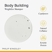 Philip Kingsley Bodybuilding Weightless Shampoo Volumizing For Fine Limp Flat Flyaway Hair Adds Volume Lifts And Shine 25