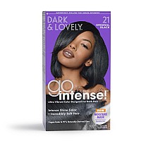 Softsheencarson Dark And Lovely Ultra Vibrant Permanent Hair Color Go Intense Hair Dye For Dark Hair With Olive Oil For Shine A