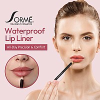 Sorme Waterproof Lip Liner Nonsplintering Smearproof Lip Liner Revitalizing With Lecithin Vitamins C And E