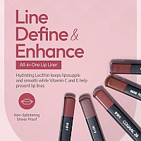 Sorme Waterproof Lip Liner Nonsplintering Smearproof Lip Liner Revitalizing With Lecithin Vitamins C And E