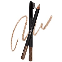 Sorme Natural Definitive Waterproof Eyebrow Pencil 004 oz Smudgeproof Soft Blonde Eye Brow Pencil Dual Purpose Brow Pencil and Brush combo High Definition Waterproof Eyebrow Makeup