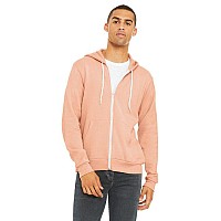 Unisex Sponge Fleece Full-Zip Hooded Sweatshirt - ASPHALT - 2XL(D0102H7WM7P)