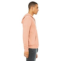 Unisex Sponge Fleece Full-Zip Hooded Sweatshirt - ASPHALT - 2XL(D0102H7WM7P)