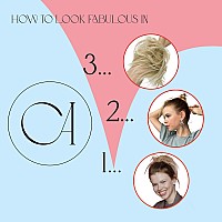 Caisha Messy Scrunchie Bun Voluminous Wavy Hairpiece Heatresistant Synthetic Fibres Light Blonde Mix G37A