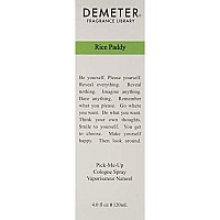 Demeter Rice Paddy cologne Spray for Unisex, 4 Ounce