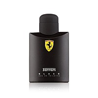 Ferrari Scuderia Black Eau De Toilette Spray For Men, 4.2 Ounce