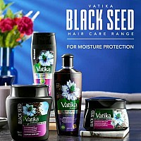 Dabur Vatika Ayurveda Herbal Black Seed Enriched Hair Oil For Complete Hair Care 200 Ml / 6.76 Fl Oz)