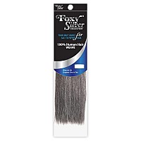 Foxy Silver (Weave - HH Yaki Straight) 12 inch - 100% Human Hair Weave in 44