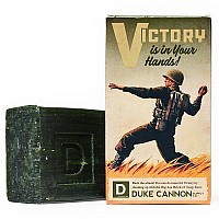 Duke Cannon Mens Body Soap Big American Brick Of Soap Smells Like Victory Army Green Clean Fresh Scent 10 Oz