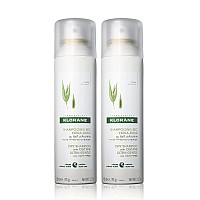 Klorane Dry Shampoo With Oat Milk Ultragentle All Hair Types No White Residue Paraben Sulfatefree Duo Set 32 Ounce P