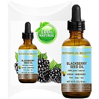 Botanical Beauty Blackberry Seed Oil 100 Pure Natural Virgin Unrefined Cold Pressed Undiluted Carrier Oil 05 Floz 15 Ml F