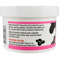 Udderly Smooth Extra Care Cream with 20% Urea for dry skin, Unscented, 8 Ounce, 2 Count