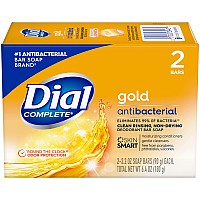 Dial Gold Antibacterial Deodorant Bar Soap 32 Ounce Pack Of 2