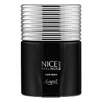 Sapil Nice Feelings Black Perfume for Men, 2.5 Oz