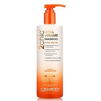 GIOVANNI 2chic Ultra-Volume Shampoo, 24 oz. - Daily Volumizing Formula with Papaya & Tangerine Butter, Promotes Weightless Control for Fine Limp Thin Hair, No Parabens, Color Safe