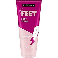 Freeman Bare Foot Exfoliating Foot Scrub Peppermint And Plum 53 Oz