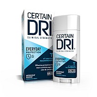 certain Dri Everyday Strength clinical Antiperspirant Solid Deodorant, Hyperhidrosis Treatment for Men & Women, Morning Fresh, 26oz, 1 Pack