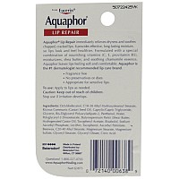 Aquaphor Lip Repair Tube Blister Card 035 Ounce Pack Of 4