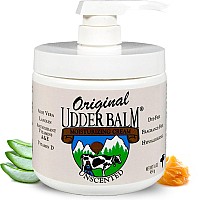 Unscented Original Udder Balm Body Moisturizing With Pump