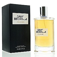 David Beckham Classic Eau de Toilette Spray for Men, 3 Ounce