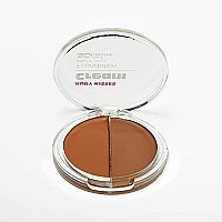 Ruby Kisses Cream Foundation 3D Face Creator 2-Color Foundation And Concealer, 12 Hour Wear Long Lasting, Medium To Full Coverage (Level 13)