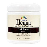 RAINBOW RESEARCH Dark Brown Henna - 4 oz.