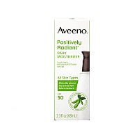 Aveeno Positively Radiant Daily Face Moisturizer Broad Spectrum Spf 30 23 Fl Oz Pack Of 3