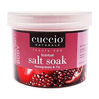 Cuccio Naturale Scentual Salt Soak - Pomegranate & Fig, 