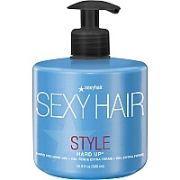 Sexyhair Style Hard Up Hard Holding Gel 169 Oz Extreme Hold Nonflaking Formula All Hair Types