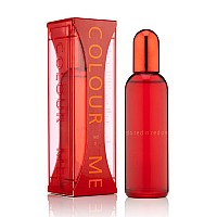 colour Me Red by Milton-Lloyd - Perfume for Women - chypre Floral Scent - Opens with Freesia, Peony, and Bergamot - Blended with Jasmine - For Extraordinary, Elegant Ladies - 34 oz EDP Spray