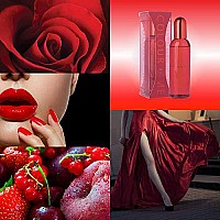 colour Me Red by Milton-Lloyd - Perfume for Women - chypre Floral Scent - Opens with Freesia, Peony, and Bergamot - Blended with Jasmine - For Extraordinary, Elegant Ladies - 34 oz EDP Spray